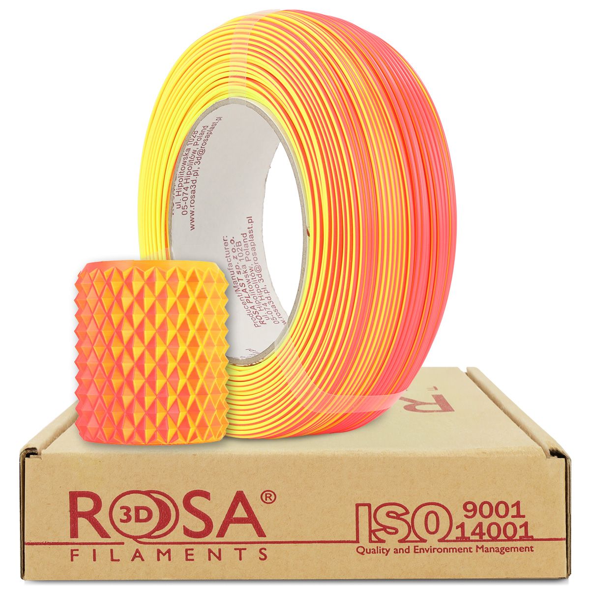 FILAMENT 3D ReFill PLA Magic Neon Sunrise (Refill 0.5kg / 1.75mm)