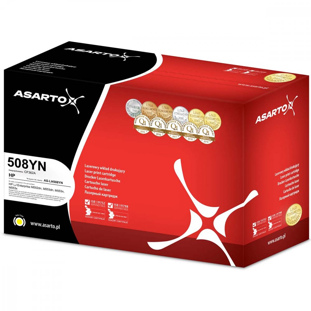 Toner Asarto AS-LH508YN (CF362A), 5000 stron, yellow (żółty) – zamiennik