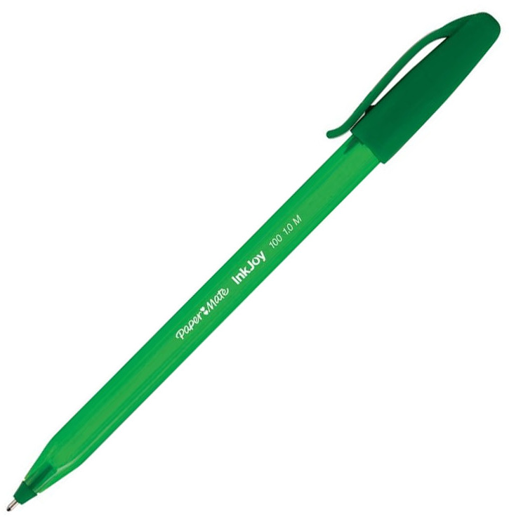 Papermate InkJoy 100 M zielony długopis żelowy