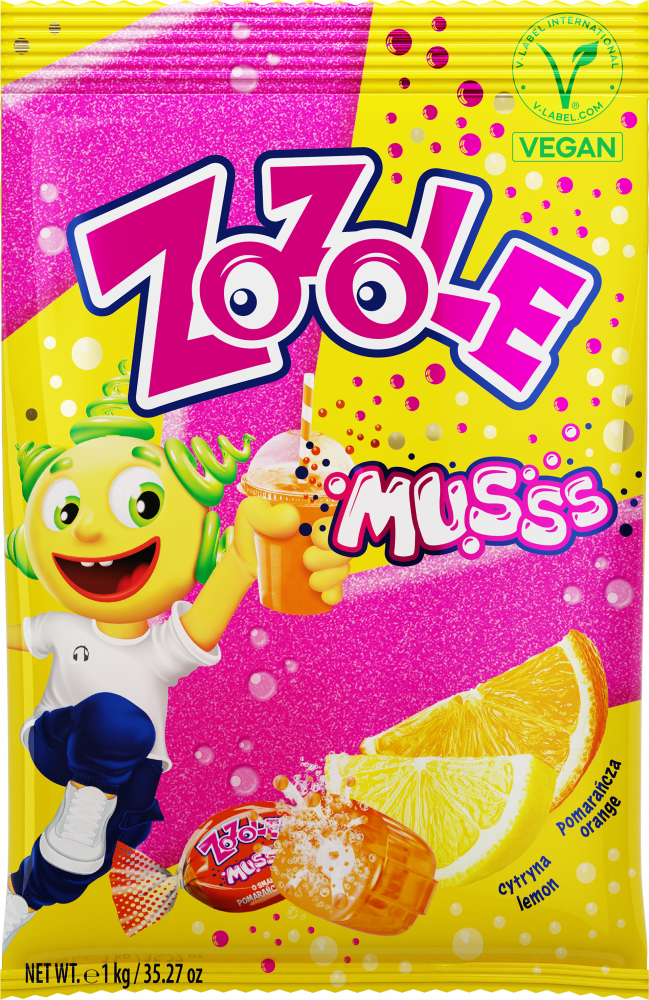 Mieszko Zozole cytryna/pomarańcza cukierki, 1 kg