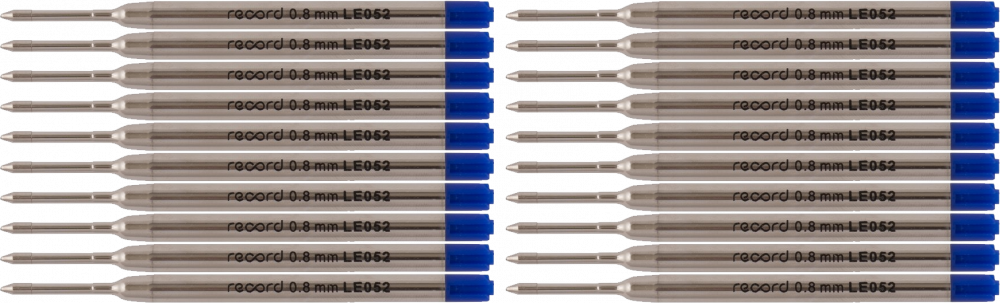 Wkład do długopisów D.Rect metalowy wielkopojemny 1.0 mm niebieski