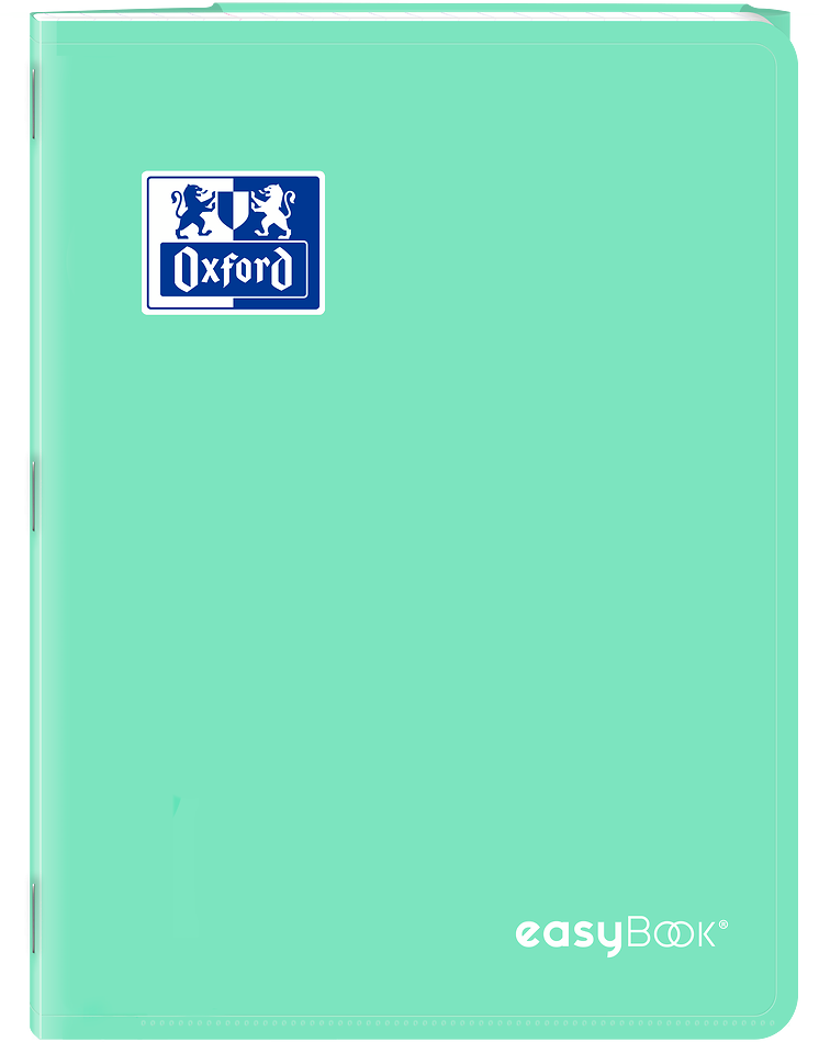Oxford easyBook Zeszyt A4 w kratkę, 60 kartek, pastelowe kolory