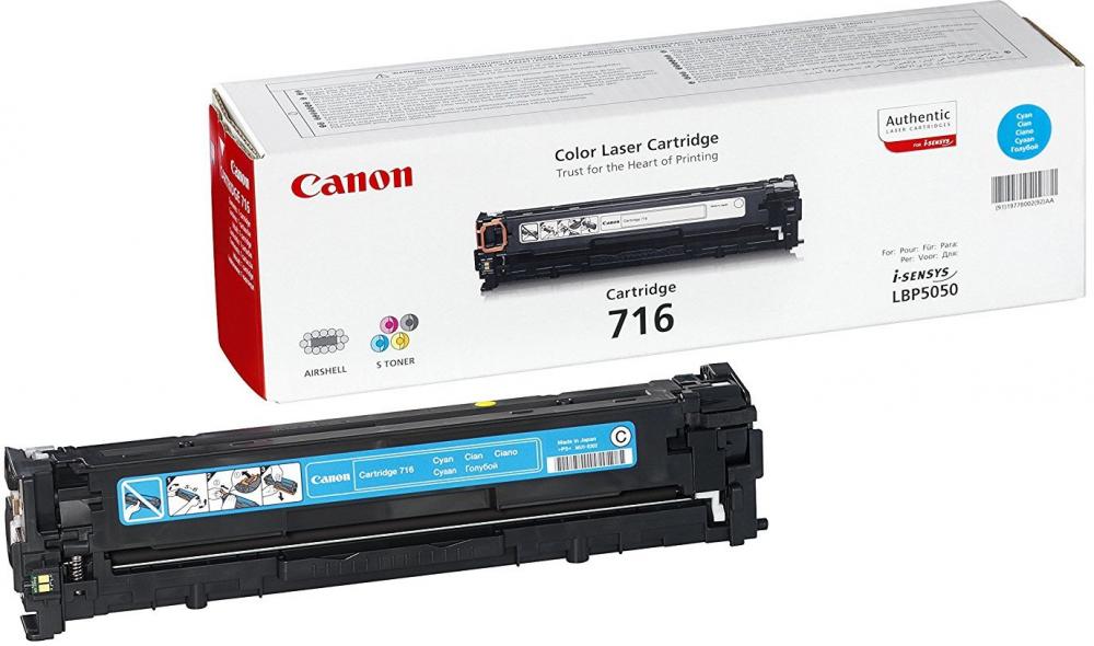 Toner Canon CRG716C (1979B002), 1500 stron, błękitny