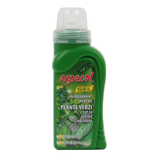 1 pac, Îngrăşământ mineral gel pentru plante verzi - : Mod de ambalare: 250 ml