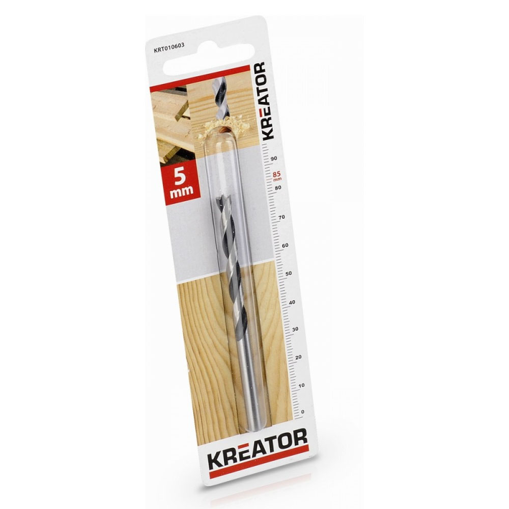 Wiertło do drewna 5x85mm Kreator