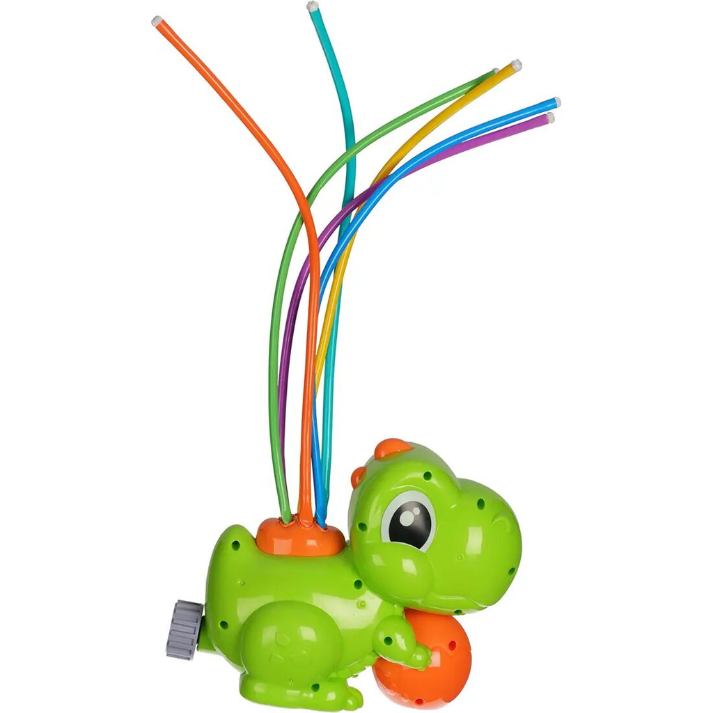Dinozaur zielony fontanna wodna 33cm
