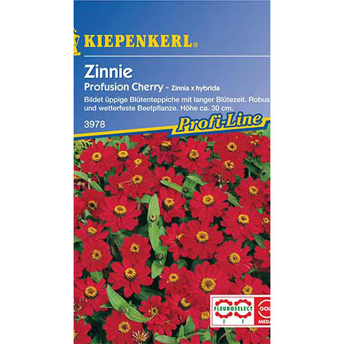 1 szt, Zinnie Profusion Cherry - Samen: Ilość w opakowaniu: 1 Stück