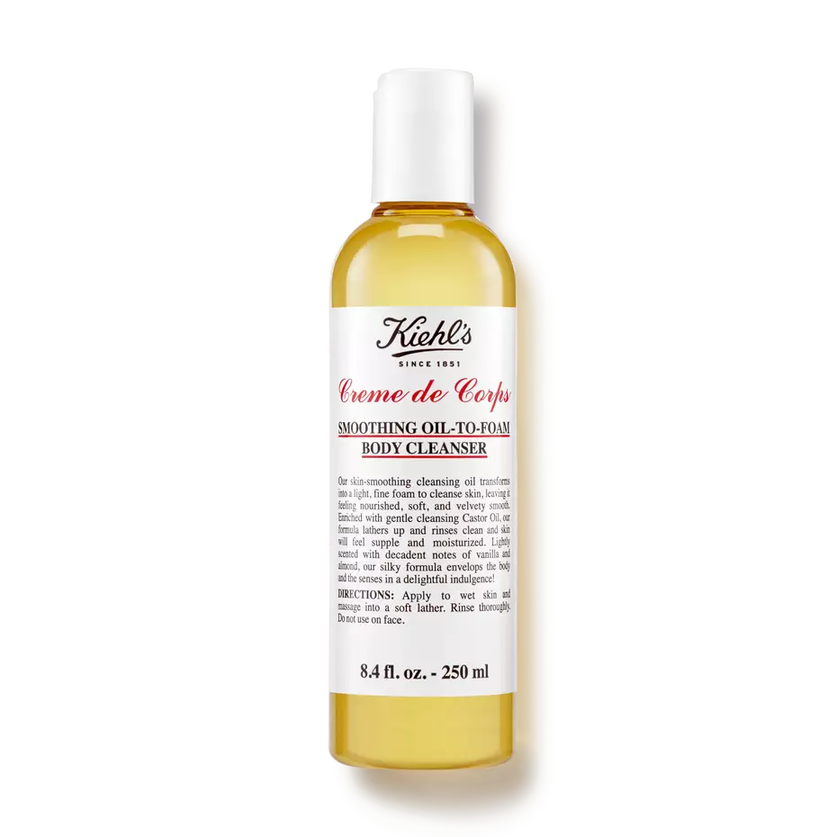 Kiehl's Creme de Corps Smoothing Oil-to-Foam Body Cleanser - Wygładzający olejek do mycia ciała 250 ml Butelka
