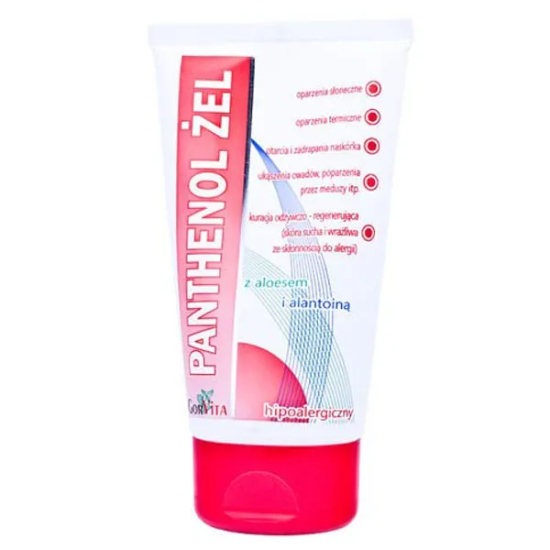 Gorvita - panthenol, żel z aloesem i alantoiną, 100 ml