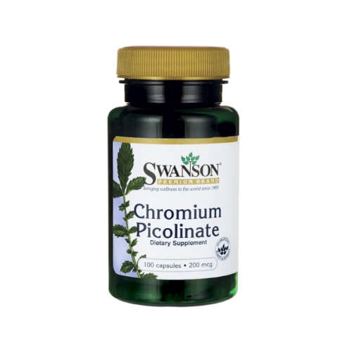 Swanson chromium picolinate 200 mg - kapsułki, 100 sztuk