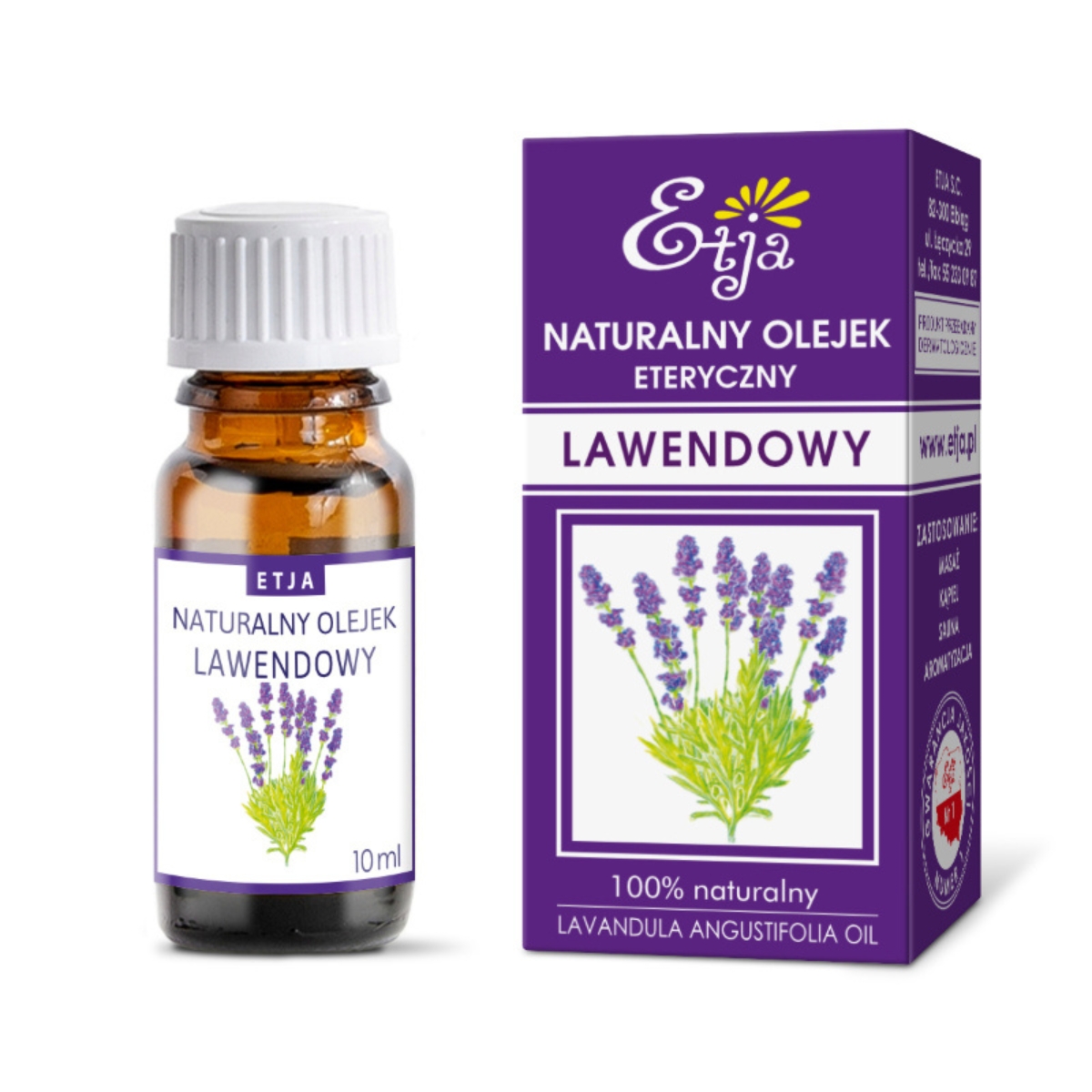 Etja - naturalny olejek eteryczny, lawendowy, 10 ml