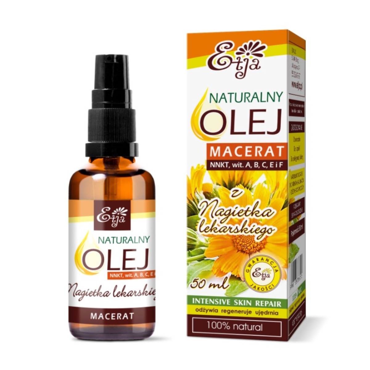 Etja - naturalny olej macerat z nagietka lekarskiego, 50 ml