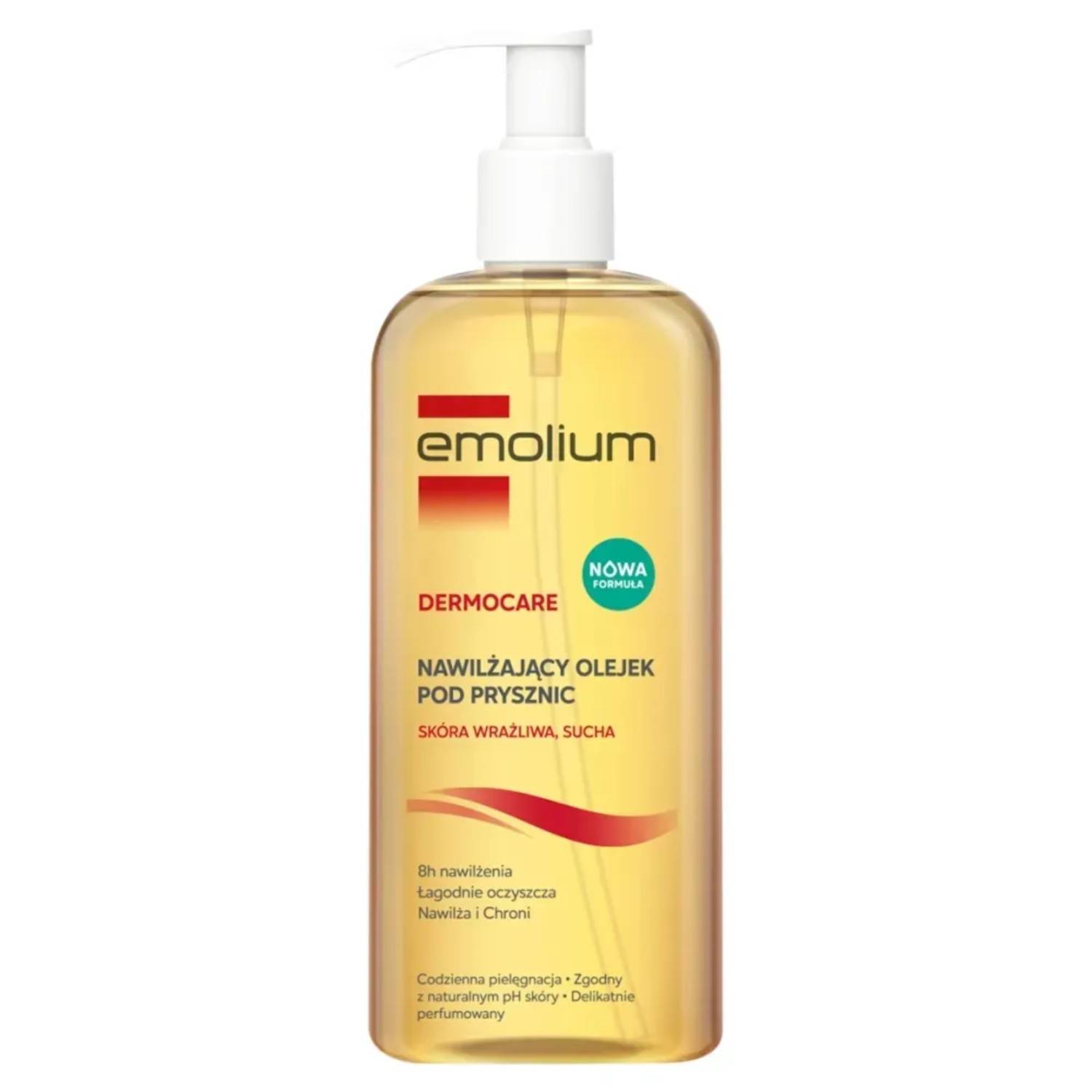 Emolium dermocare - olejek nawilżający do mycia, od 3 miesiąca, 400 ml