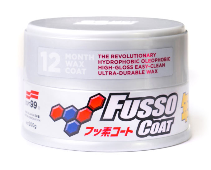 Soft99 New Fusso Coat 12 Months Wax Light 200g - wosk do jasnych lakierów
