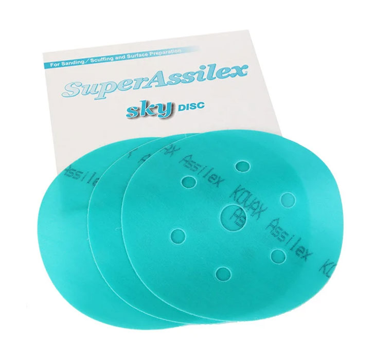 Kovax Super Assilex Sky K600 152mm 15otw – drobnoziarnisty materiał ścierny do precyzyjnego matowania i przygotowania powierzch