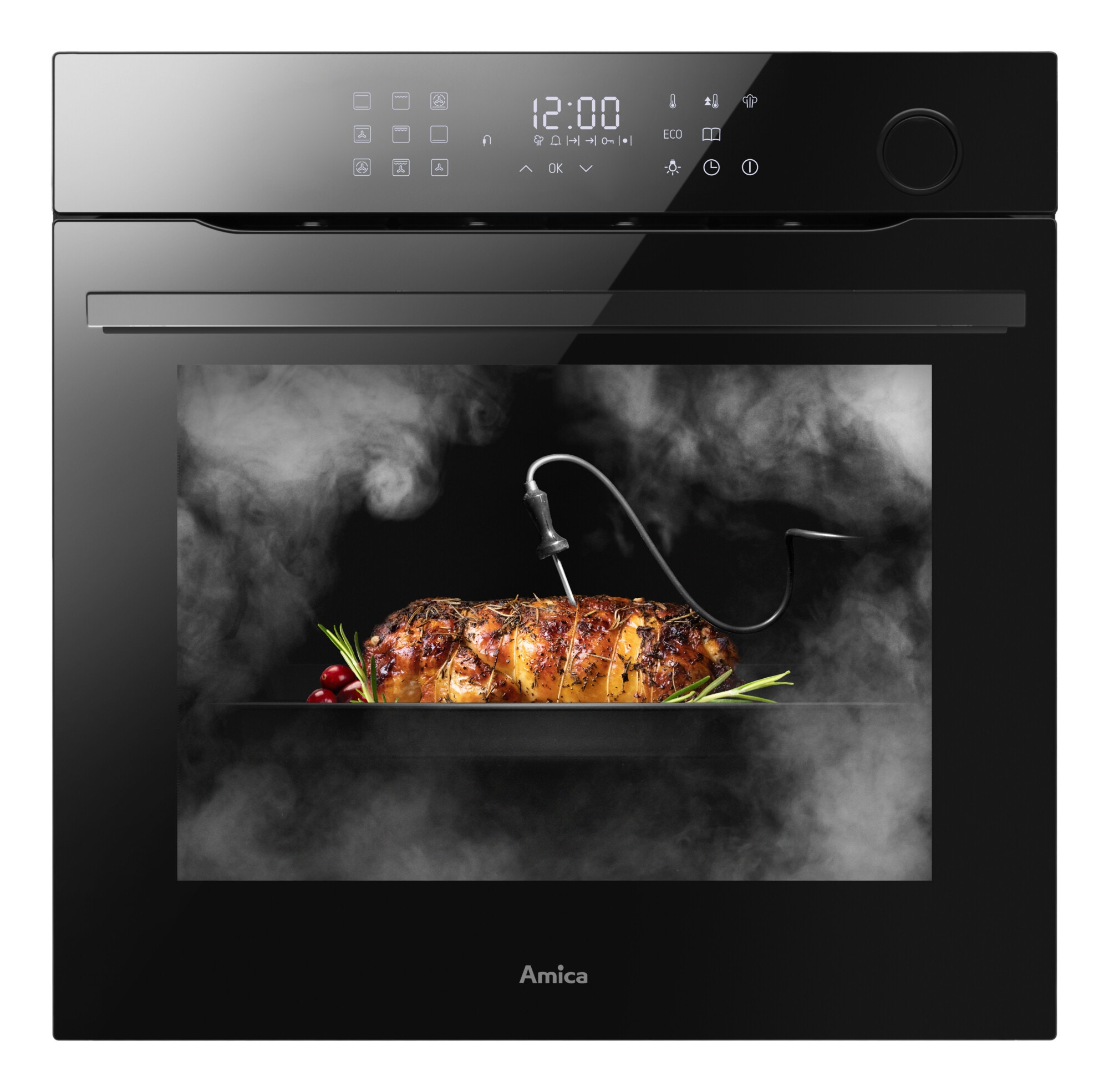 Piekarnik parowy Amica ED97599BA+ X-TYPE STEAM Czarny do zabudowy X-Type A+