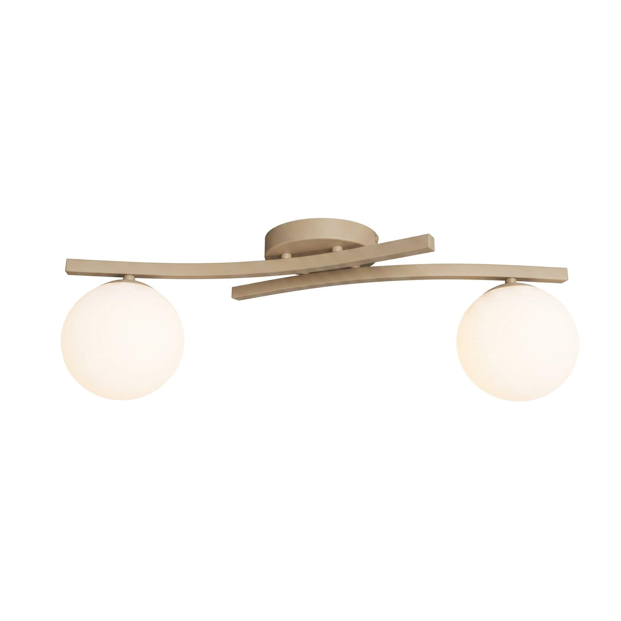 Emibig Opus lampa podsufitowa 2x10 W brązowa 1782/2