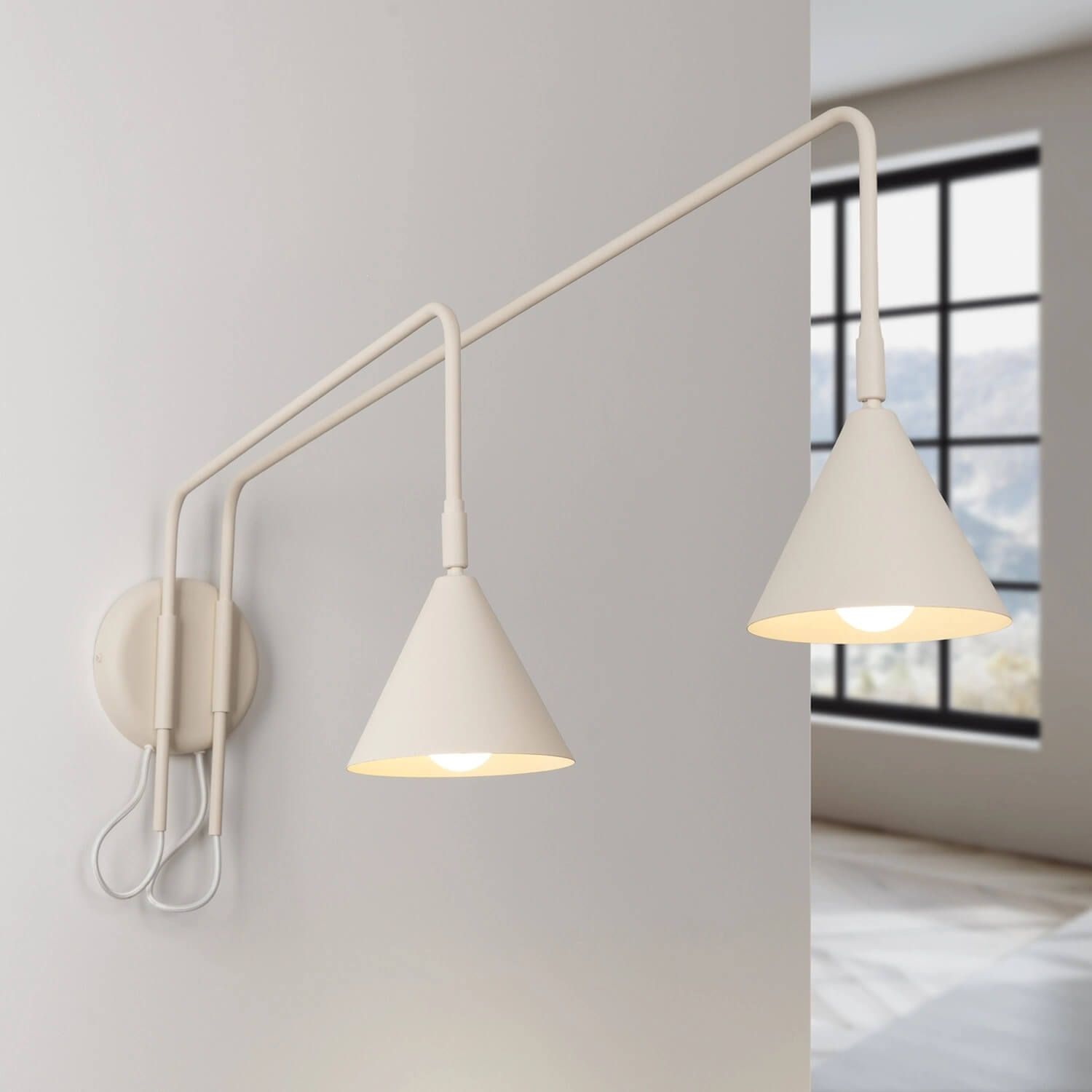 Sollux Lighting Nox kinkiet 2x10 W beżowy SL.2509