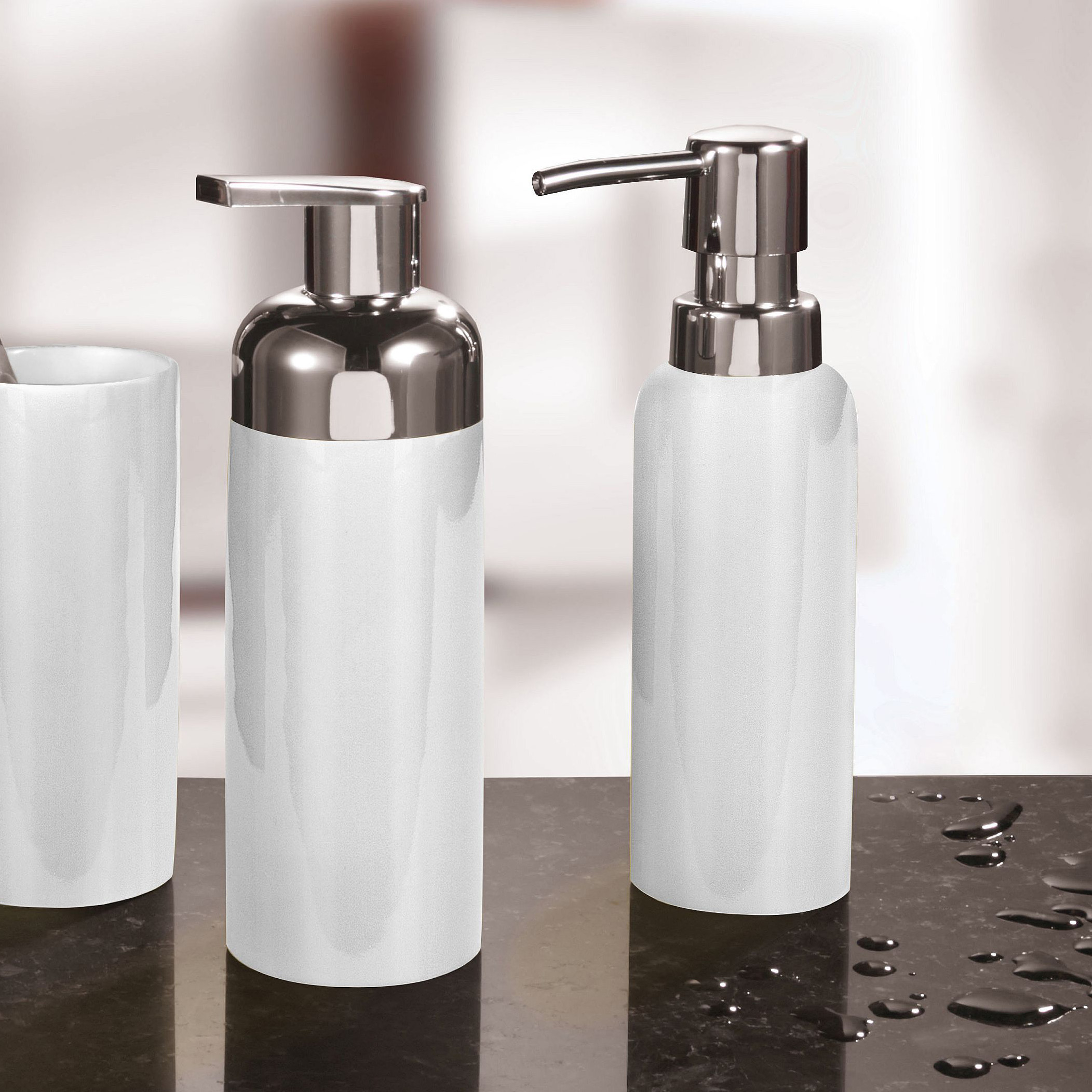 Kleine Wolke Pur Shiny dozownik do mydła 190 ml biały 5084114854 - Wysyłka w 24h