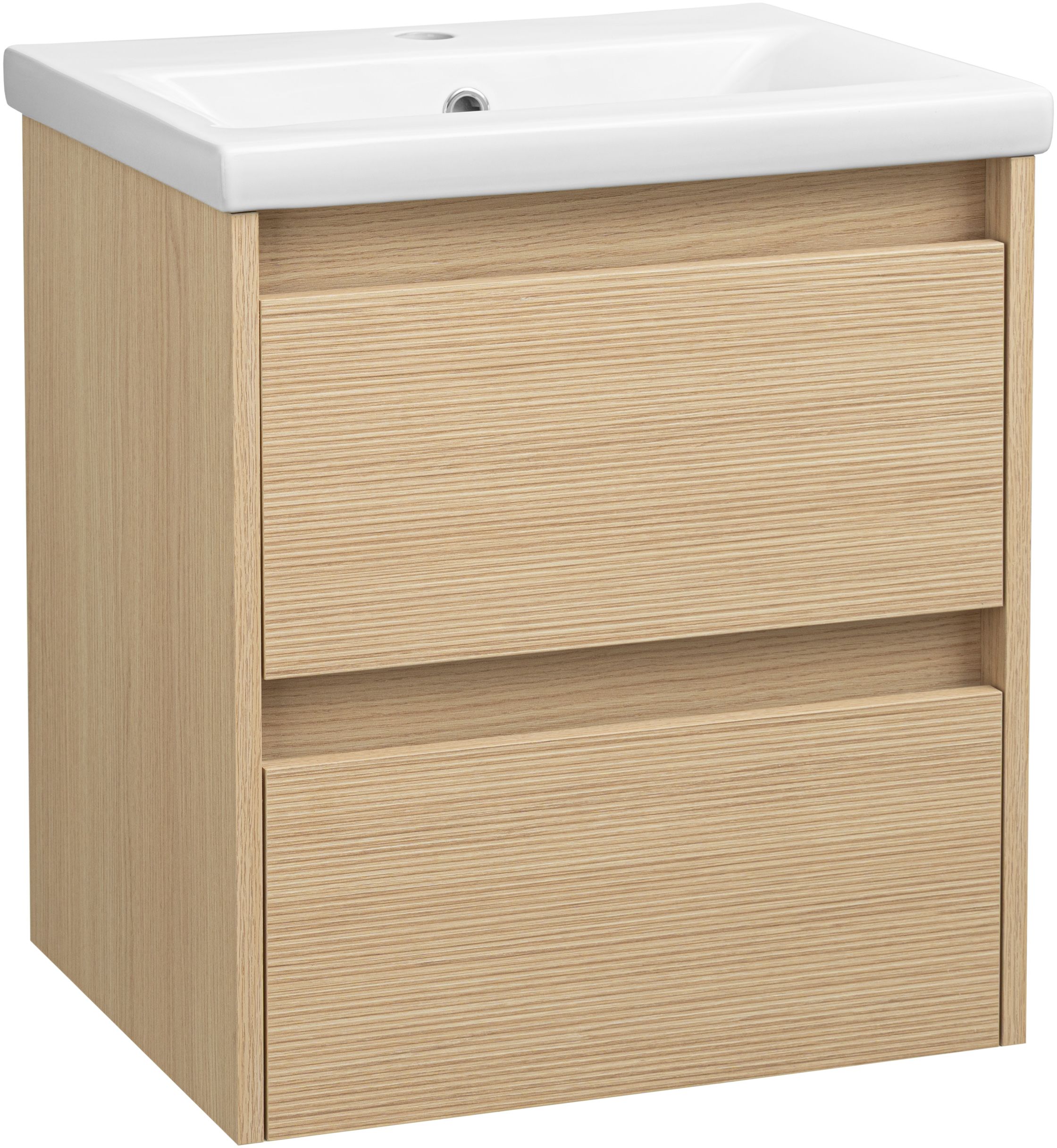 Astor Aria umywalka z szafką 51 cm dąb AM-OTI-502-MW - Wysyłka w 24h