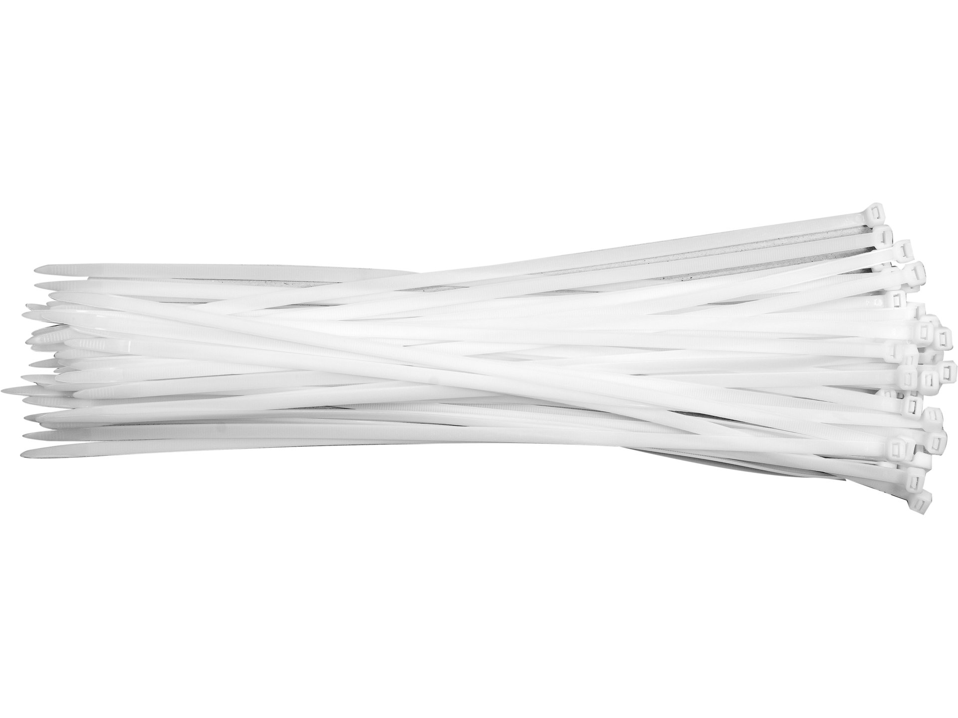 Opaska kablowa zaciskowa YATO 450x9mm 50 szt. biała na kable YT-70636