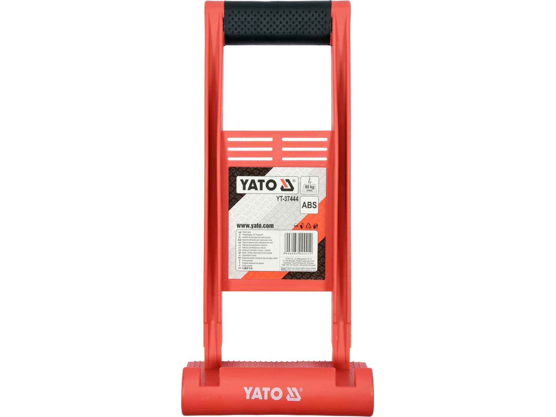 Nosidło uchwyt do płyt YATO do noszenia gipsowo kartonowych osb 80kg YT-37444
