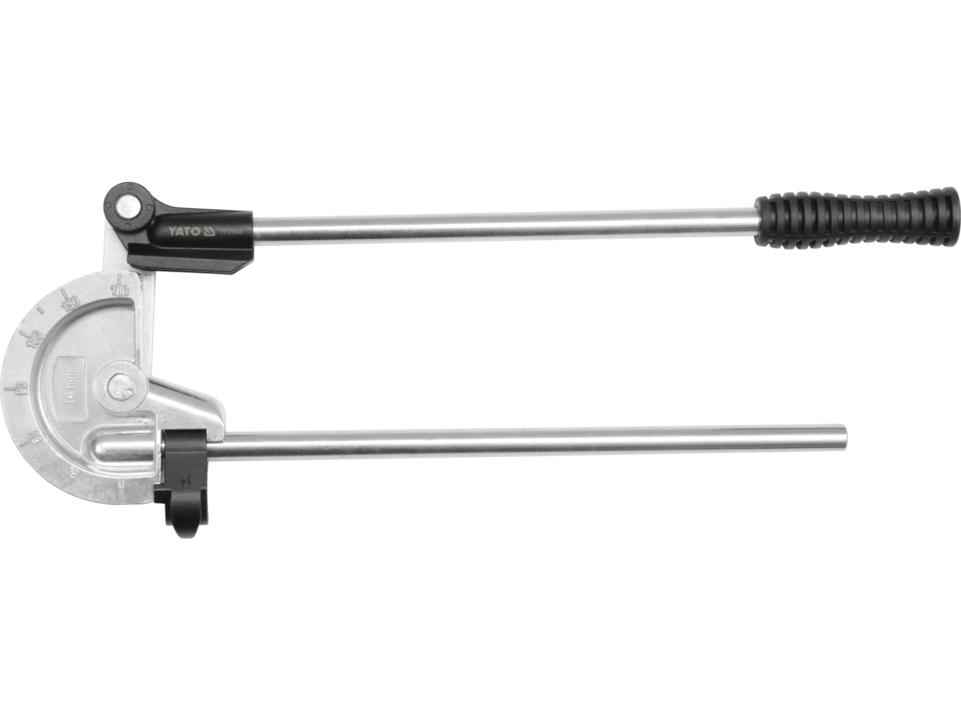 Giętarka do rur YATO 14mm ręczna do 180 stopni aluminiowy korpus YT-21843