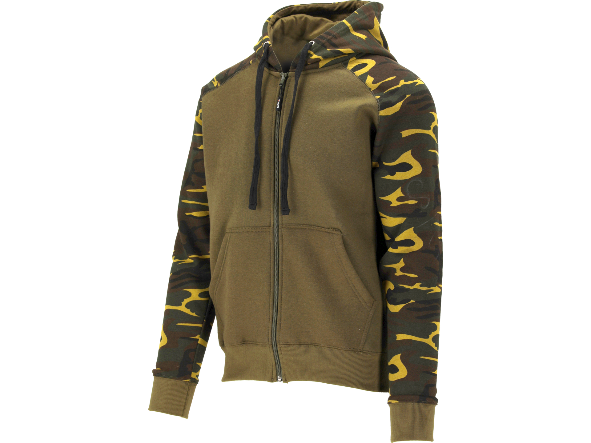 Bluza robocza YATO z kapturem moro rozpinana zielona rozmiar M YT-79221