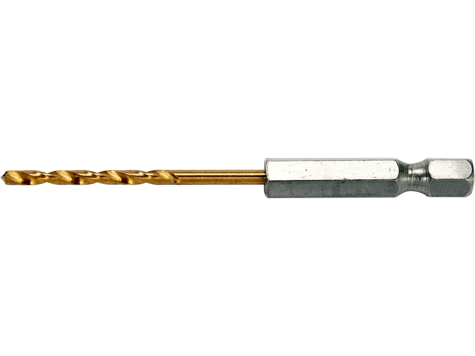 Wiertło do metalu YATO 2.5mm HSS tin z uchwytem sześciokątnym HEX YT-44752