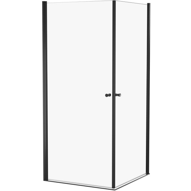 NEW TRENDY Kabina prysznicowa prostokątna SUPERIA BLACK 2D 80x90x195