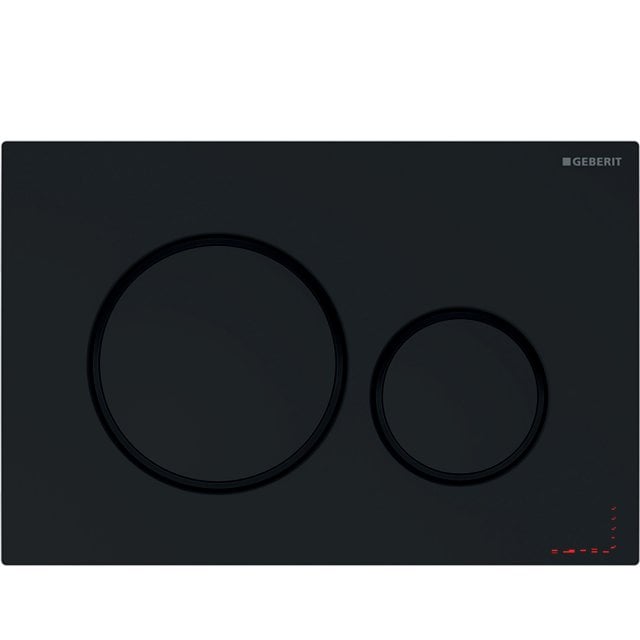GEBERIT Przycisk do spłuczek Sigma20 246x164x12 mm czarny/czarny mat