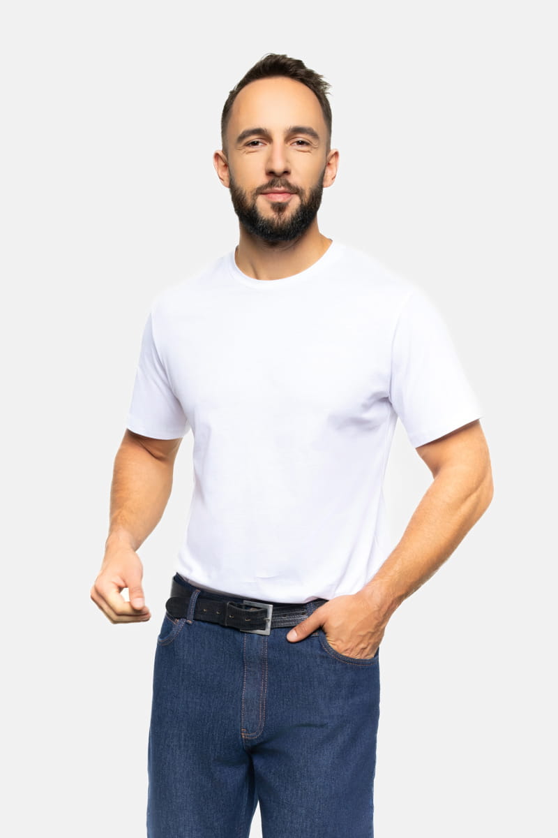 T-shirt Zack, biały