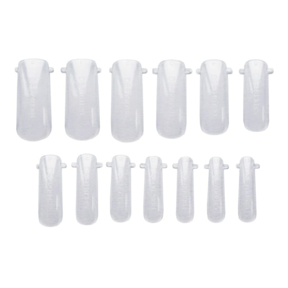 Górne formy do paznokci dualformy DSF do żelu akrylożelu akrylu clear przezroczyste nails system 120 szt