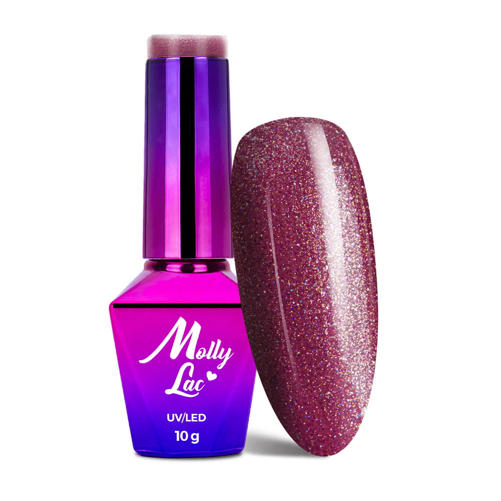 Lakier hybrydowy LED/UV Gel Polish MollyLac Wedding dream & Champagne Nr 384 Choya 10 g