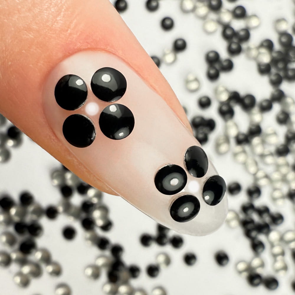 ShinePins gładkie ćwieki błyskotki ozdoby do paznokci large NTN Premium Nr 15 5g