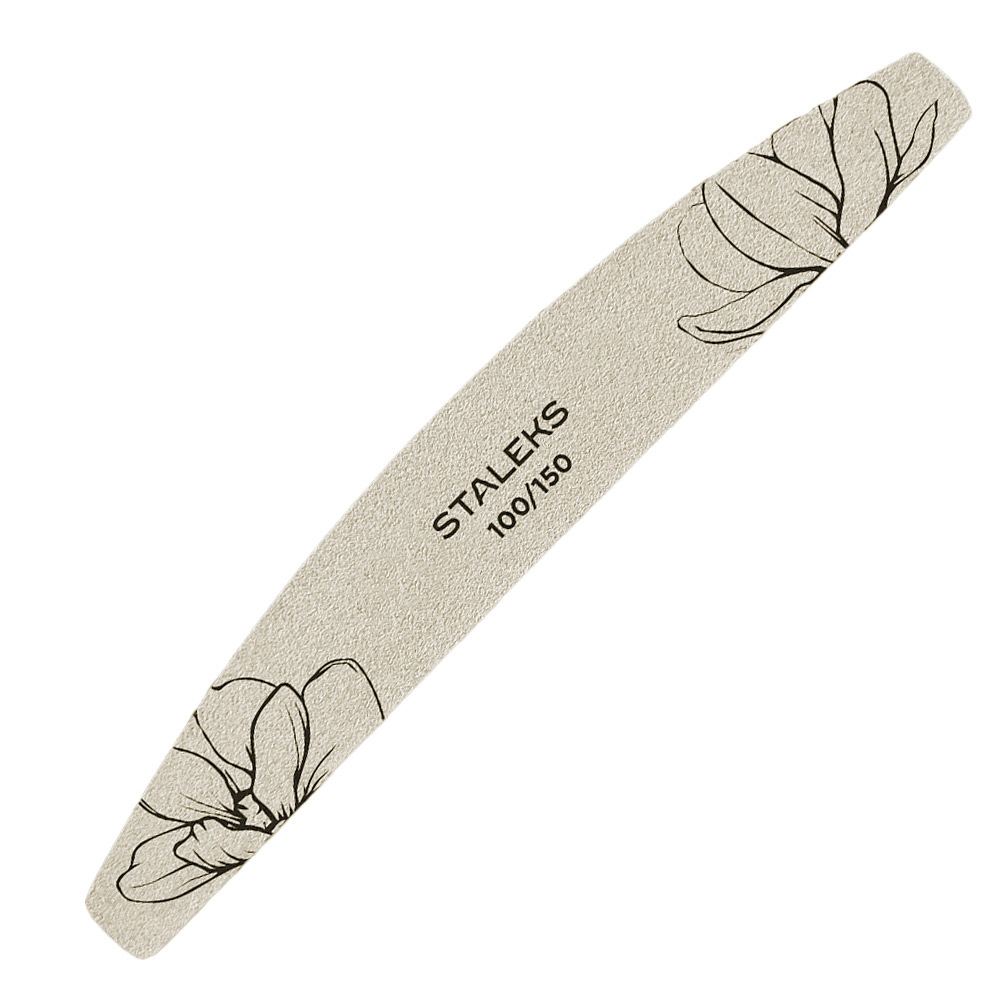 Pilnik mineralny do paznokci łódka półksiężyc 100/150 Staleks Expert 40 25 szt