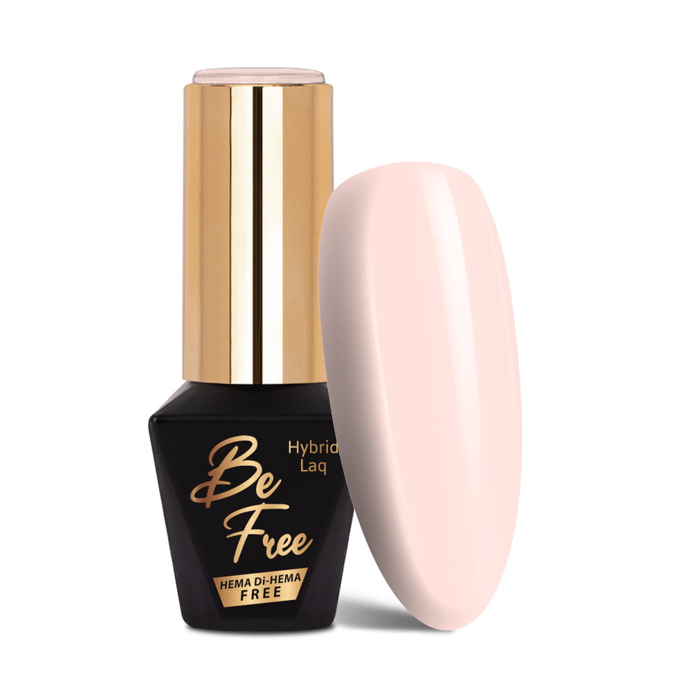 Lakier hybrydowy LED/UV Gel Polish MollyLac BeFree Elegance Nr 1 Breath of fresh HEMA/Di-HEMA Free 10g