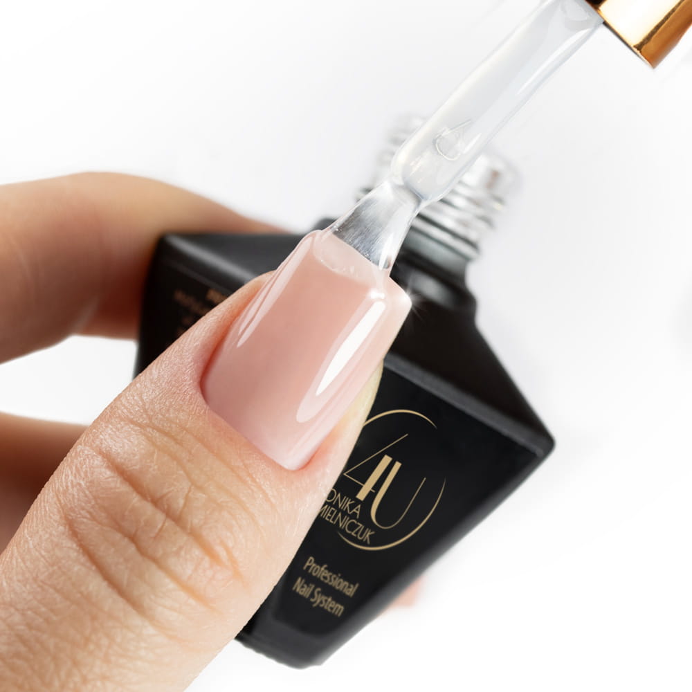 Top nabłyszczający bez przemywania z filtrem UV chroniący PROtect TOP no wipe by Monika Mielniczuk Molly Nails HEMA Free Clear 10g