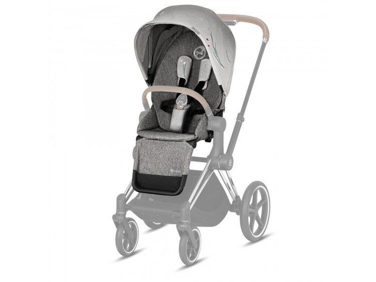 Cybex, Priam 2.0 - tapicerka siedziska-Koi Crystallized