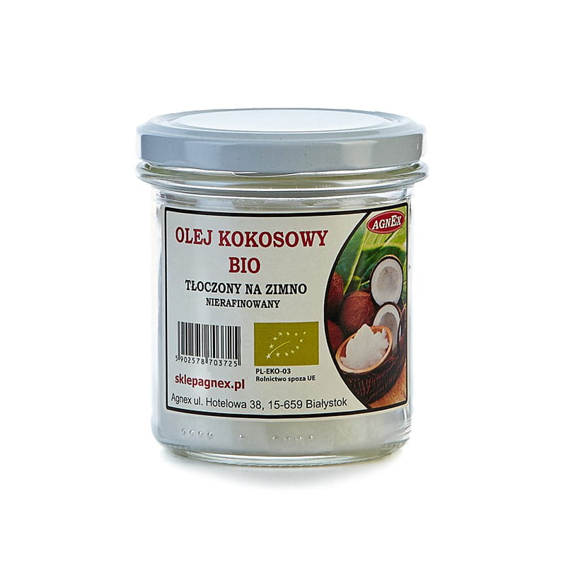 BIO Olej kokosowy 270 ml - TŁOCZONY NA ZIMNO