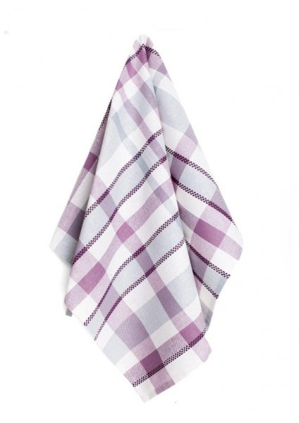 Ścierka żakardowa 50x70 100% bawełna wz. Gilbert 003 śliwkowy natural
