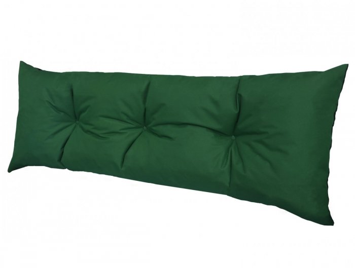 Poduszka ogrodowa na paletę - oparcie 120x40 wz. Butelkowa zieleń