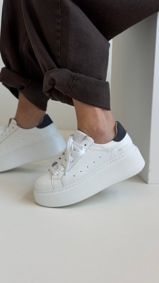 Sneakersy SN41 - 1G Biały / Granat