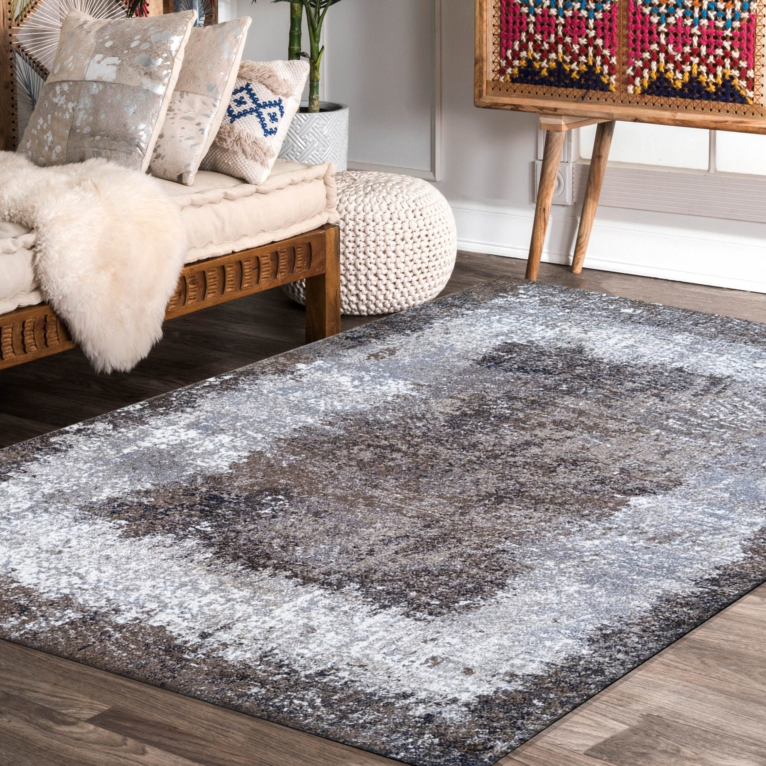 Dywan - 160 x 220 cm - Wielokolorowy - Nowoczesny - Dywanopol