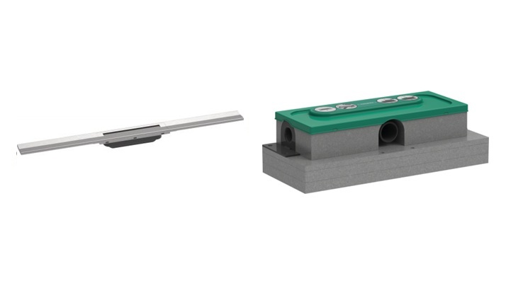 Darmowa Dostawa - Odpływ liniowy 80 cm stal Hansgrohe RainDrain Flex abset12040