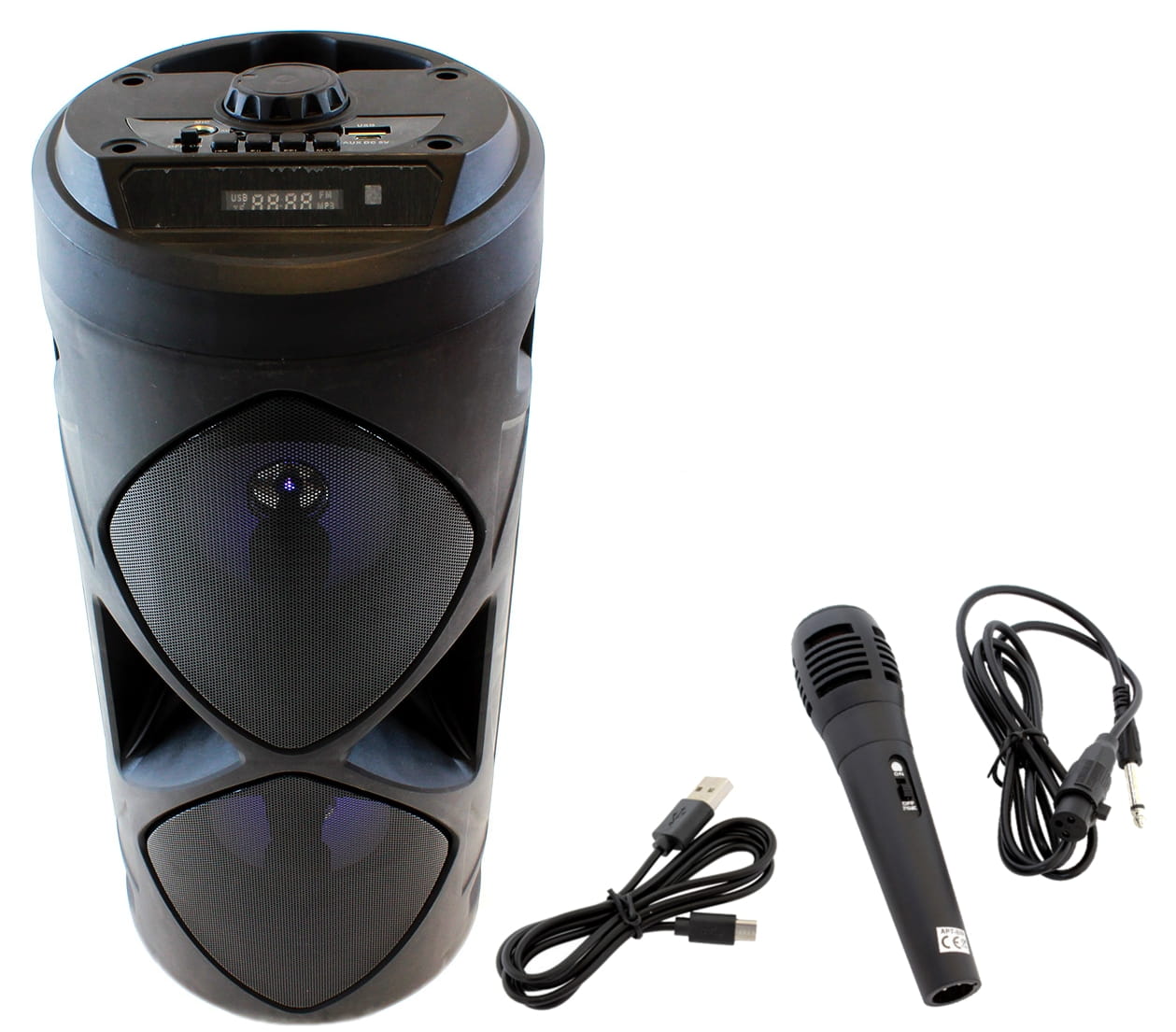 Głośnik bluetooth ZS45D + radio Karaoke + Mikrofon - Henryx24