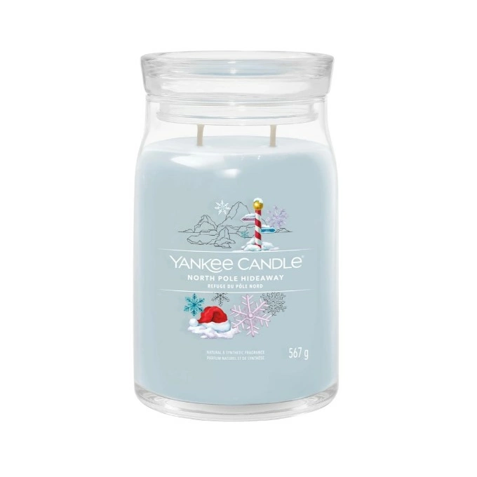 Yankee Candle Signature – Świeca duża North Pole Hideaway, 567 g