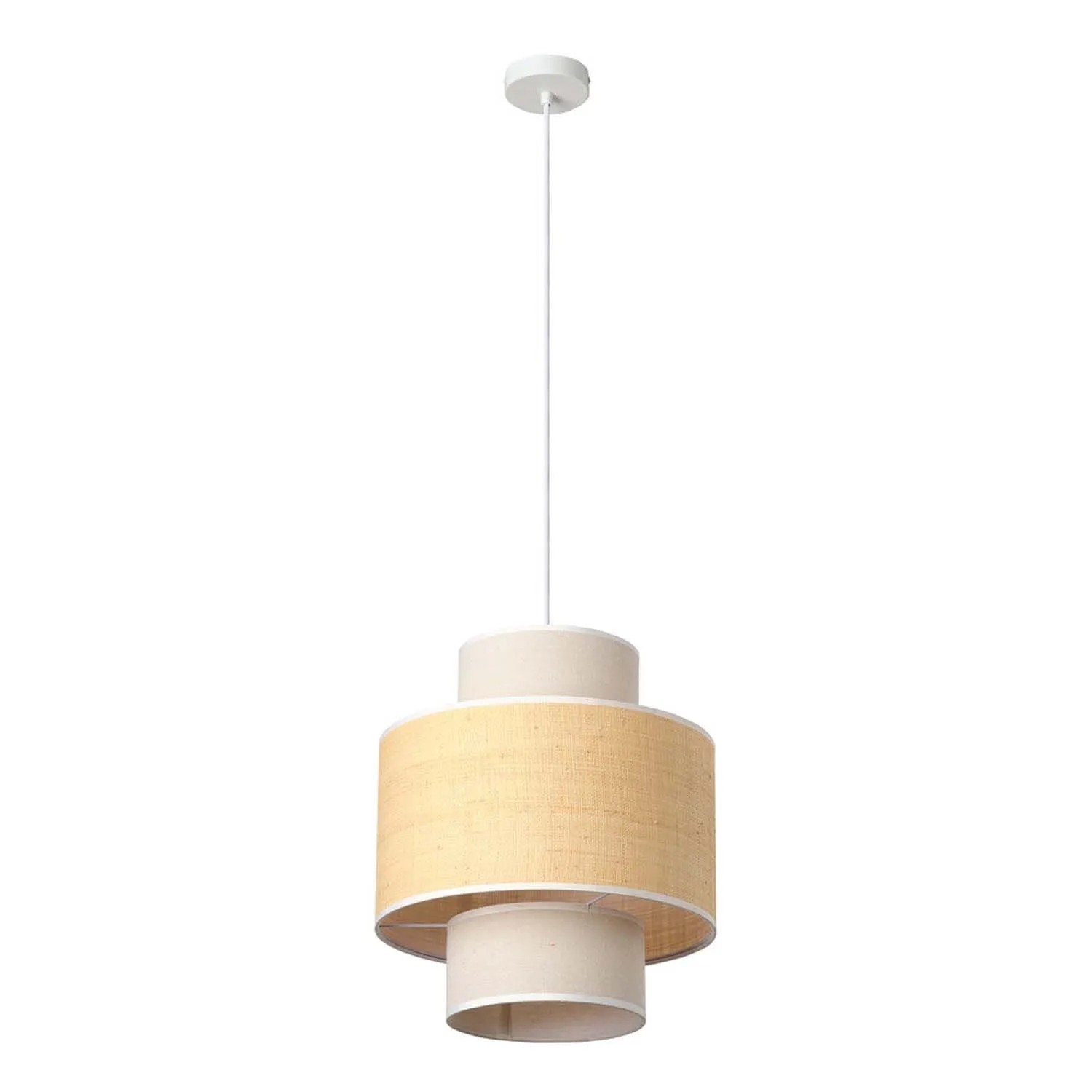 OSRAM Lampa wisząca DECOR WRAP CYLINDER PENDANT 1xE27 15W beżowa
