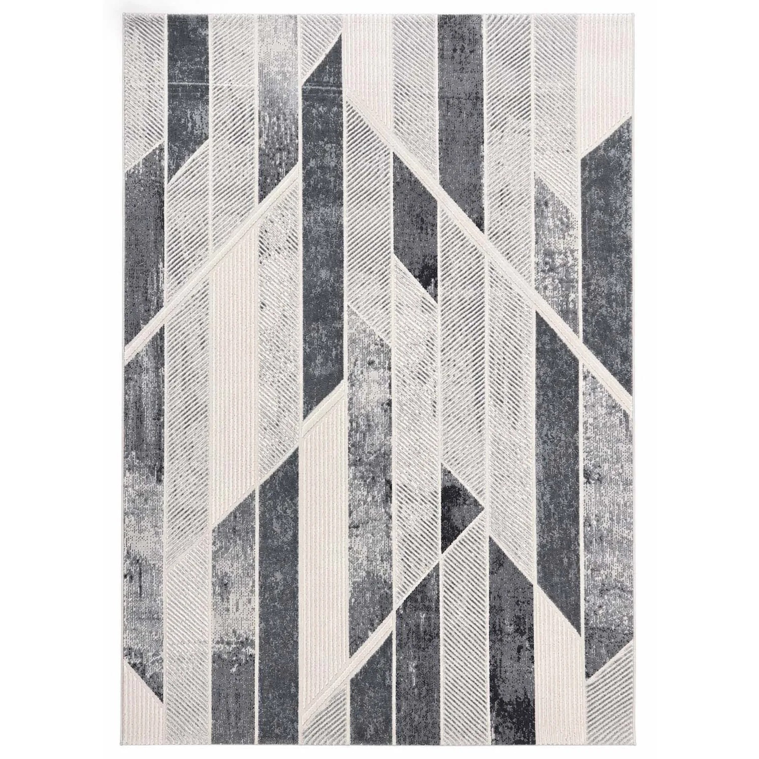 Dywan LIZBON pasy E987A 160 x 230 cm szary