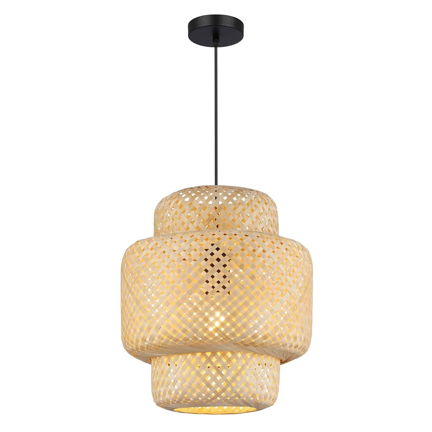 MiLAGRO Lampa wisząca HESTIA 1xE27 15W 30 cm beż+czerń